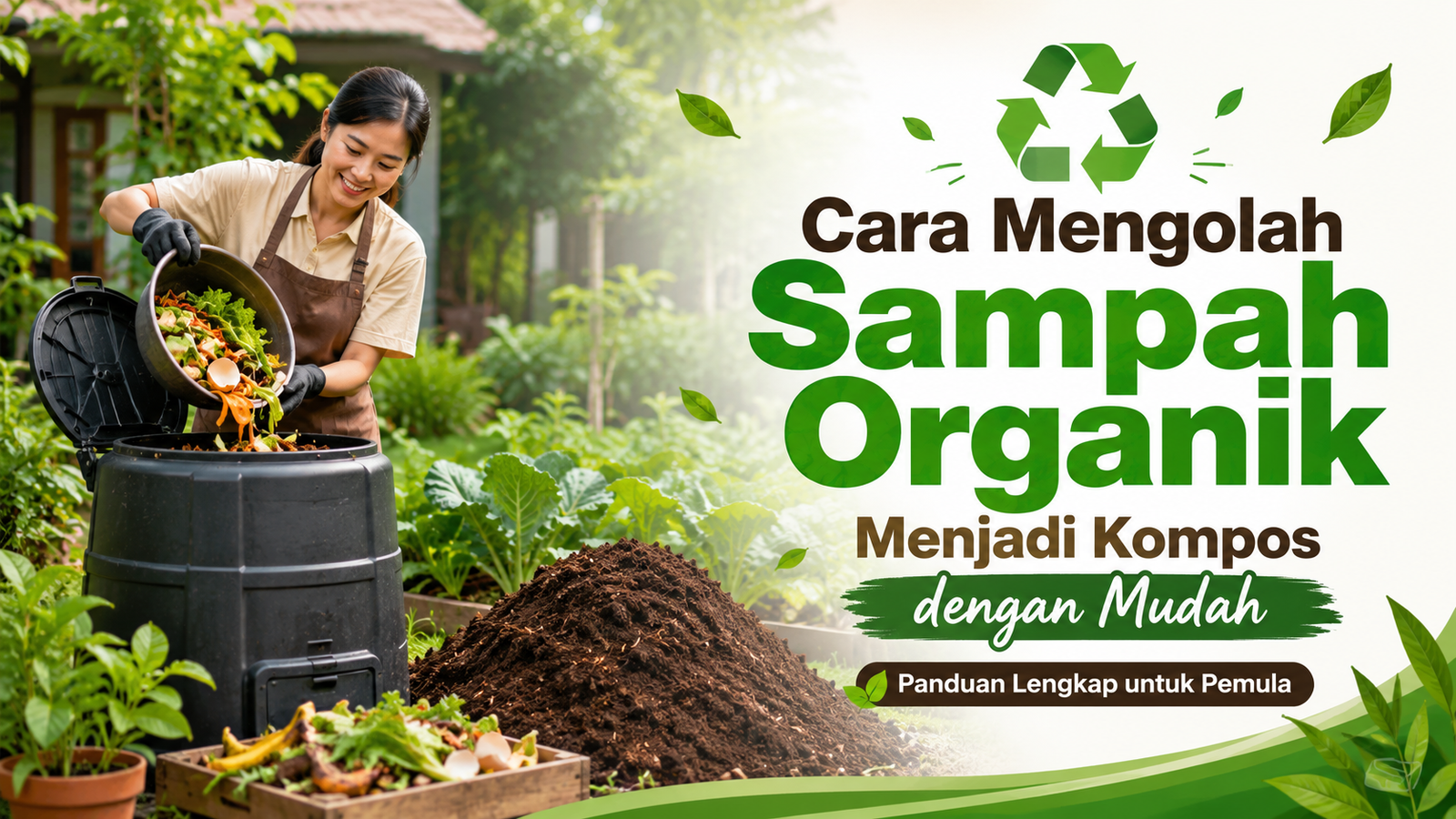 Cara Mengolah Sampah Organik Menjadi Kompos dengan Mudah